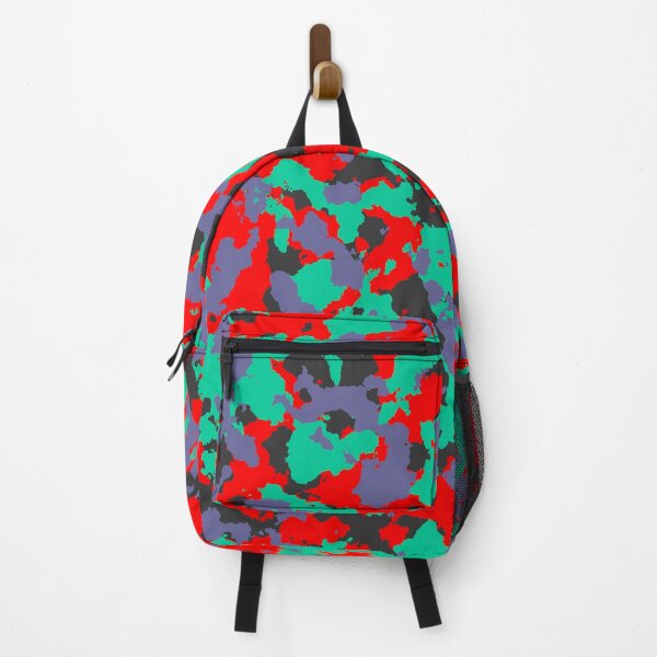 Item preview, Camouflage Teal Red designed and sold by Tshirtstory.