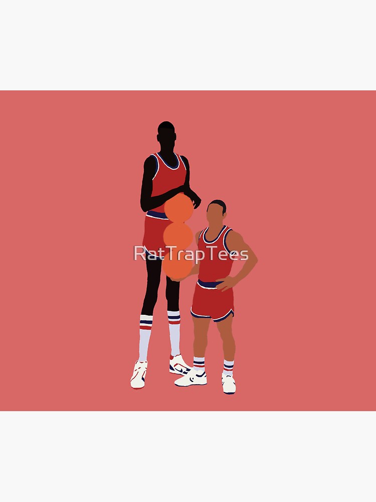 "Manute Bol And Muggsy Bogues Art" Travel Coffee Mug for Sale by