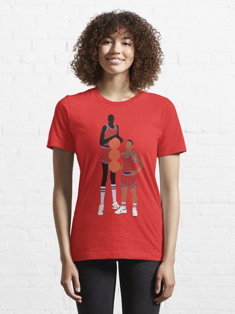 "Manute Bol And Muggsy Bogues Art" Tshirt for Sale by RatTrapTees