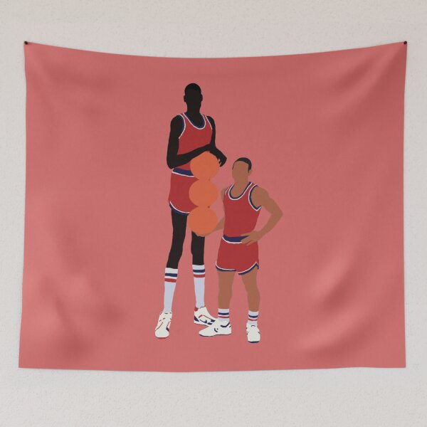 Item preview, Manute Bol And Muggsy Bogues Art designed and sold by RatTrapTees.