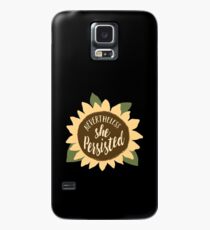 "Nevertheless She Persisted" Case/Skin for Samsung Galaxy