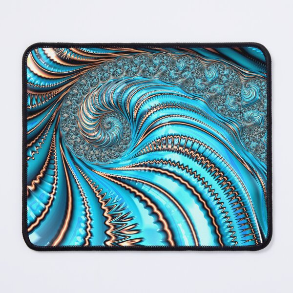 Item preview, Adorned Teal Spiral designed and sold by Elisabeth Lucas.