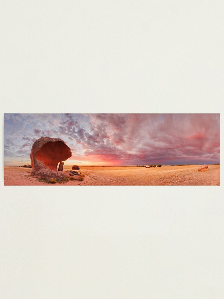 Photographic Print, Murphys Haystacks Sunrise, Streaky Bay, Eyre Peninsula, South Australia designed and sold by Michael Boniwell