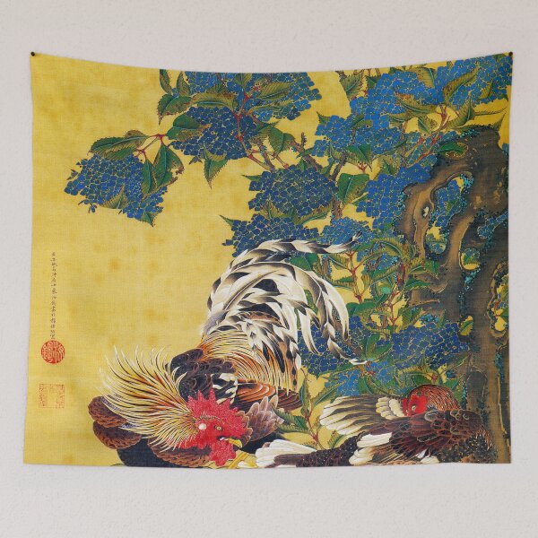 Item preview, Ito Jakuchu AjisaiSoukei-zu designed and sold by Go Logo Designs.