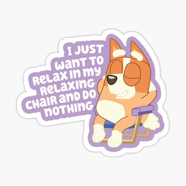 Relaxing Chair Sticker