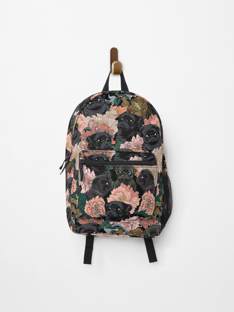 Black store pug backpack