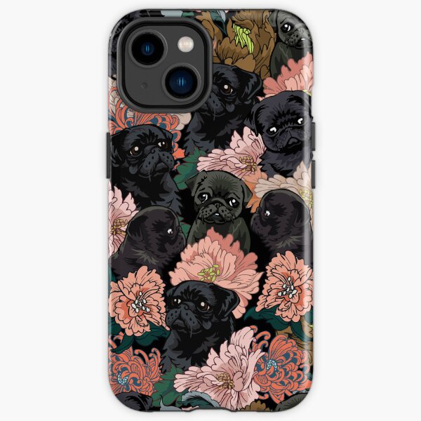Because Black Pug iPhone Tough Case