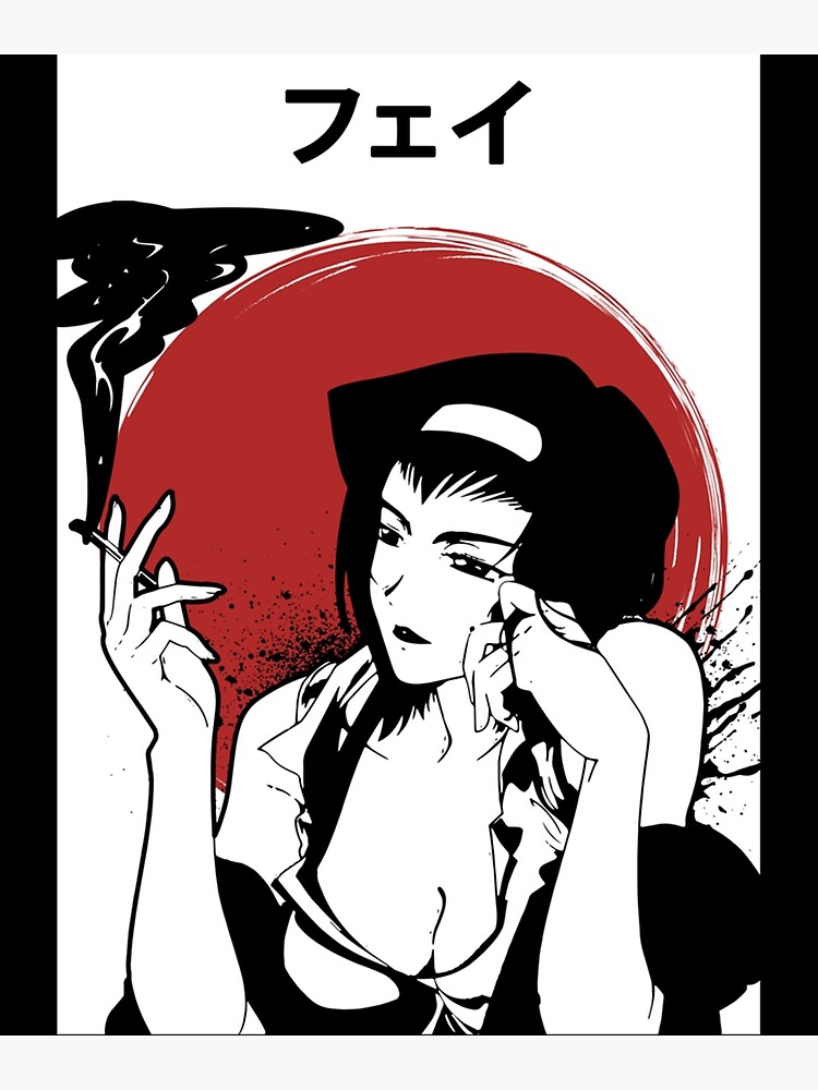 Anime Girl Faye Valentine Waifu Material Japanese Style Classic Poster For Sale By 7729