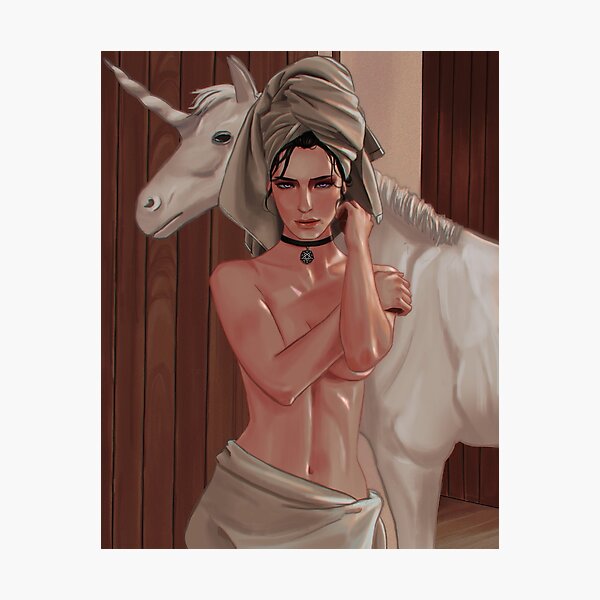 YENNEFER AFTER BATH Photographic Print