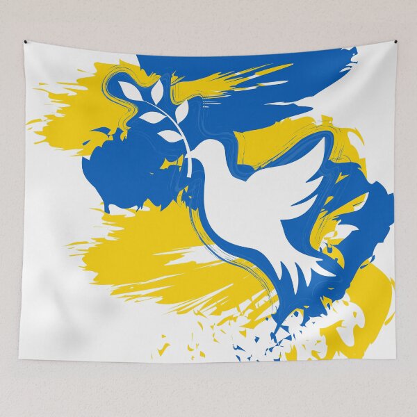Item preview, Peace for Ukraine. ukrainian flag designed and sold by Julio2701.