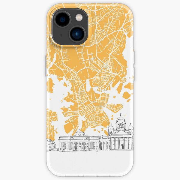 Helsinki Finland Skyline Map Iphone Case For Sale By Hebstreit