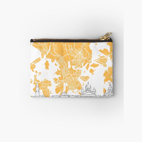 Item preview, Helsinki Finland Skyline Map designed and sold by hebstreit.