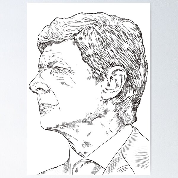 Item preview, Arsene Wenger designed and sold by ArsenalArtz.