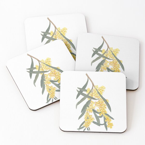 Item preview, Australian Flora ~ Golden Wattle designed and sold by Violet Grant.