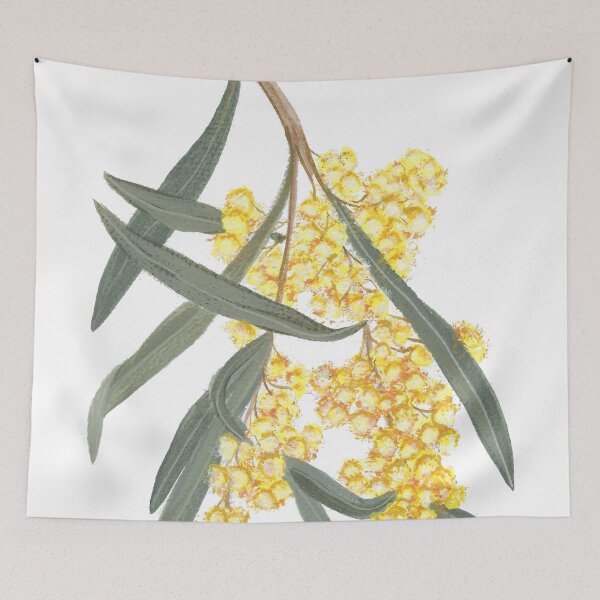 Item preview, Australian Flora ~ Golden Wattle designed and sold by Violet Grant.