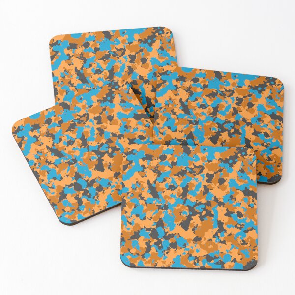 Item preview, Camouflage Brown Turquoise  designed and sold by Tshirtstory.