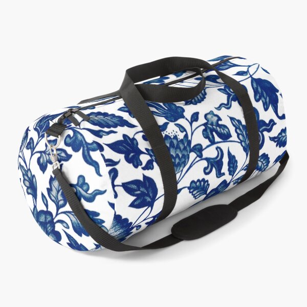 Item preview, Vintage Blue Floral Pattern  Chinese Ornament By Owen Jones ,Antique,Retro,flower,botanical,aesthetic,classic,china, designed and sold by Tamas Das.