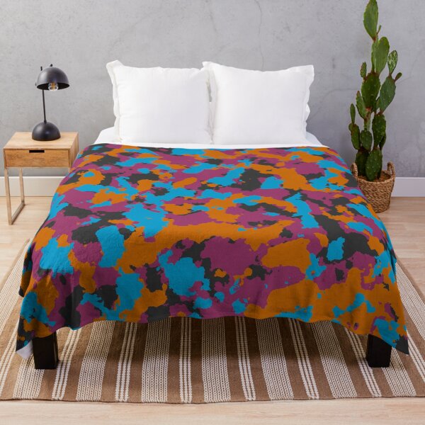 Item preview, Camouflage Turquoise Brown designed and sold by Tshirtstory.