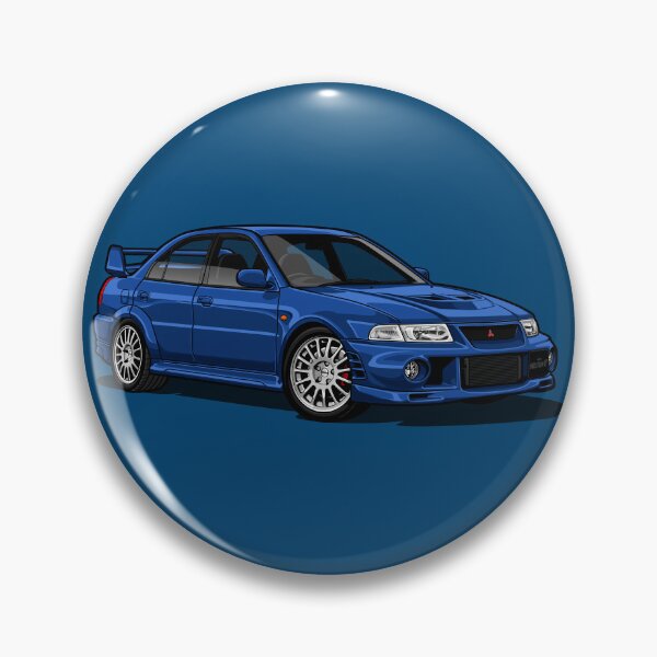Item preview, Mitsubishi Lancer Evolution VI - Artwork - icon frost blue designed and sold by SketchNinja.
