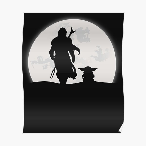 "Bounty hunter moon" Poster for Sale by TylaKamansky Redbubble