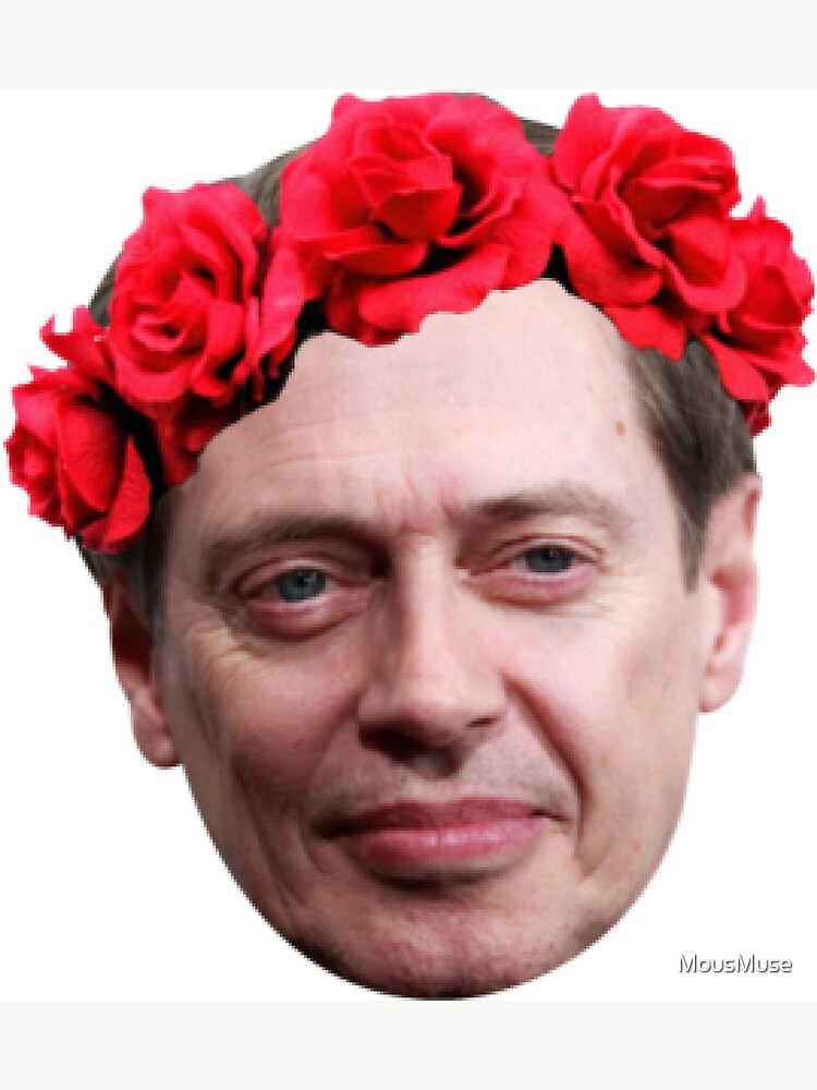 Buscemi Flower Crown Poster