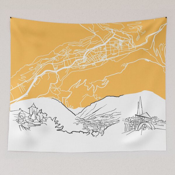 Item preview, Andorra la Vella Background Map designed and sold by hebstreit.