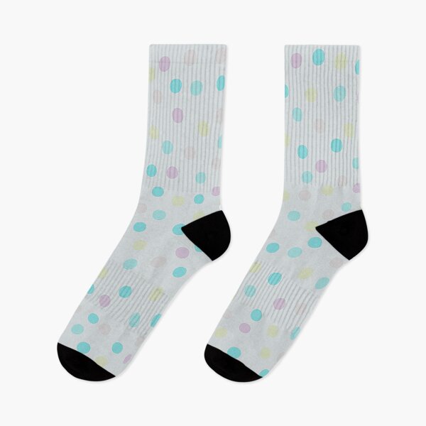 Item preview, Muted Blues Pastel Polka Dots Repeated Pattern Beige, Blue, Mint Green, Pink, Yellow, Mustard.  designed and sold by That Cheeky Tee.