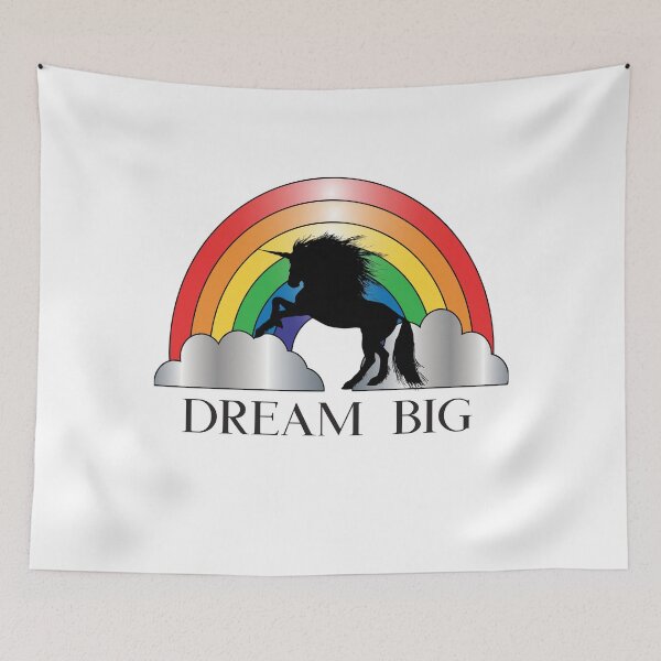 Item preview, Dream Big Rainbows and Unicorns designed and sold by CarterFunTees.