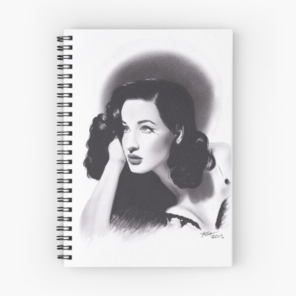 Item preview, Realism Charcoal Drawing of Dita Von Teese designed and sold by brittnideweese.