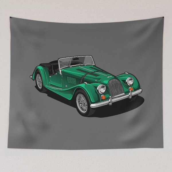 Item preview, Artwork Morgan 4 Original -British legend- classic chrome green  designed and sold by SketchNinja.