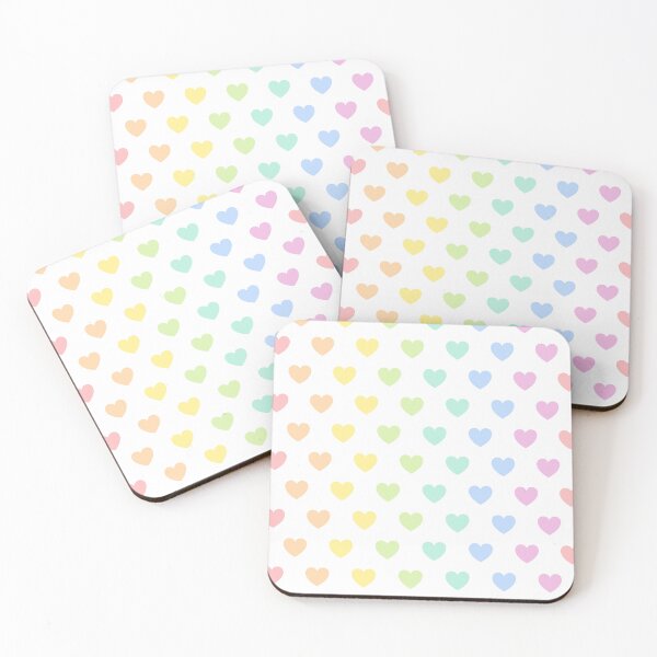 Item preview, Aesthetic of rainbow colorful heart designed and sold by vanyadesign.