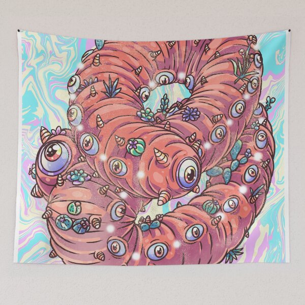 Item preview, Pastel Mongolian Death Worm designed and sold by MedussaSolar.