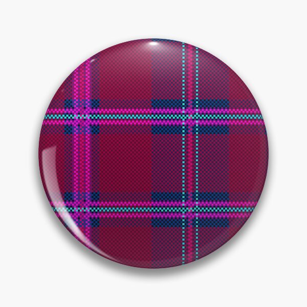 Aperçu de l'œuvre Motif à carreaux tartan couleur rétroonde pixel 8 bits créée et vendue par 9bit.