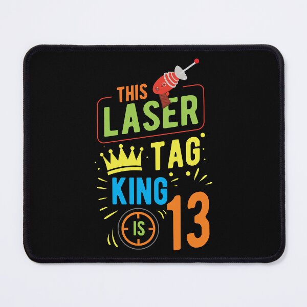 Item preview, This Laser Tag King Is 13 13th Birthday Recreational Gift designed and sold by haselshirt.