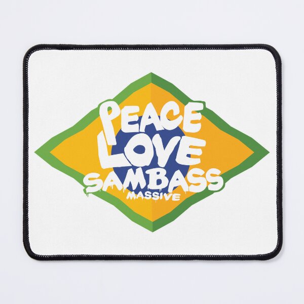 Item preview, Peace Love & Sambass Massive - Brazilian DnB Sound Remix designed and sold by WULFLAND ARTS.