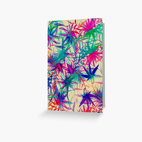 Tropical Jungle - a watercolor painting Greeting Card