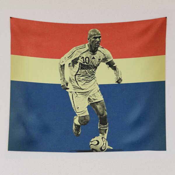 Item preview, Zinedine Zidane Illustration designed and sold by brotherbager.
