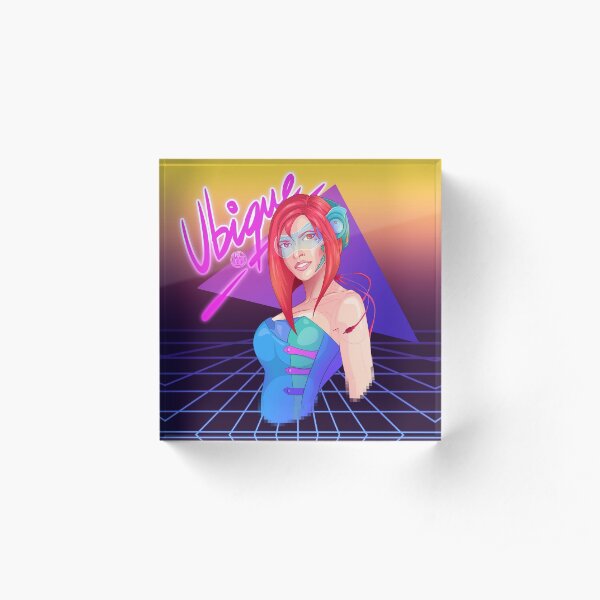 Ubique New Retro - Original Character Acrylic Block