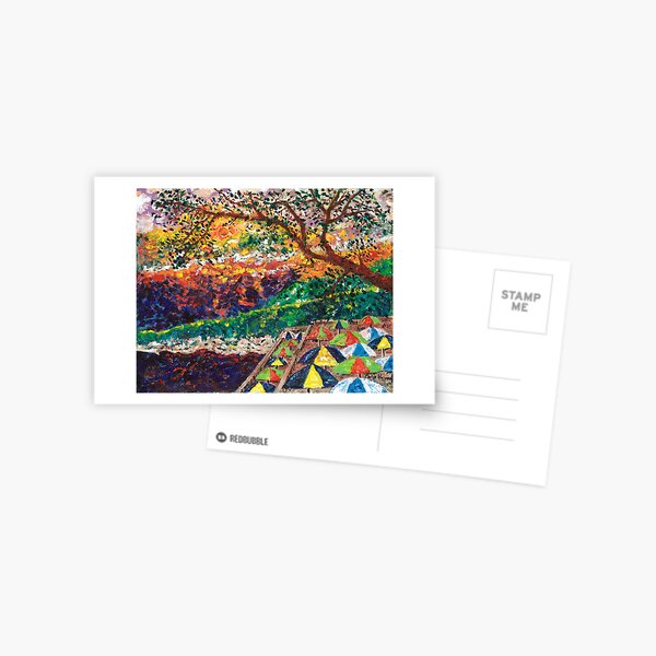 Oasis Sunset Postcard