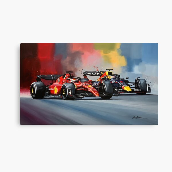 Formula 1 World Champions F1 Paintings Printed on Canvas • CanvasPaintArt