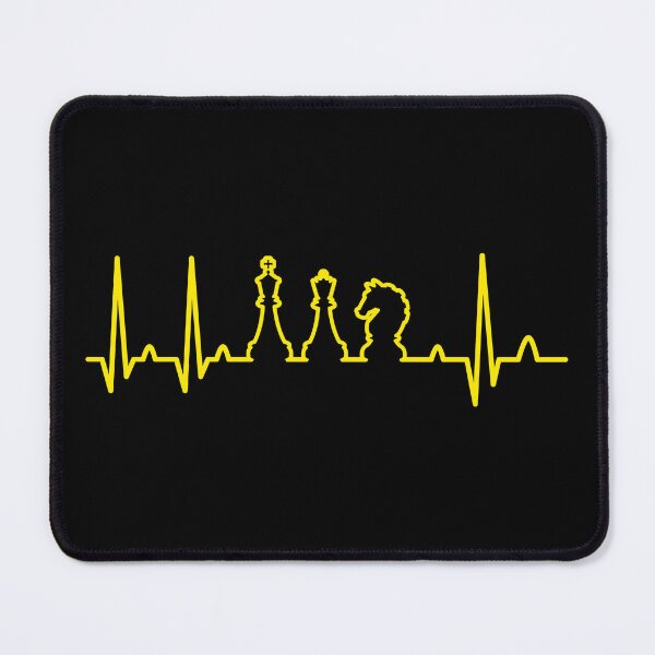Item preview, Chess Heartbeat Checkmate Board Game Player Gift designed and sold by haselshirt.