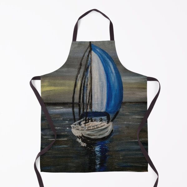 Item preview, A father and his two sons out for a evening ⛵️ sailing at sunset . designed and sold by kkartwork.