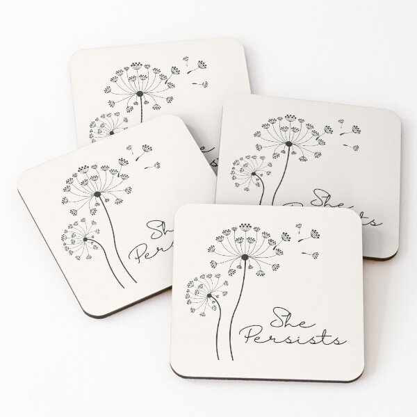 Item preview, She Persists | Dandelion designed and sold by SpeakLifeHQ.