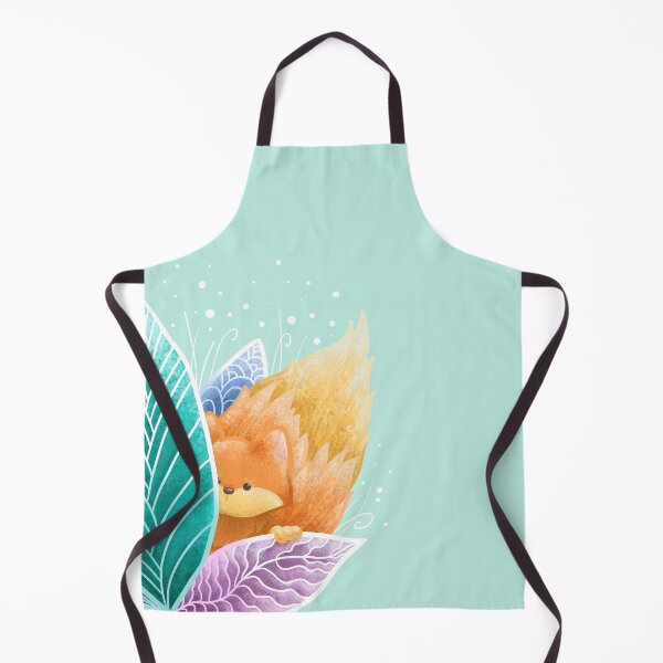 Item preview, Fox Hiding Behind Leaves designed and sold by Khotekmei.