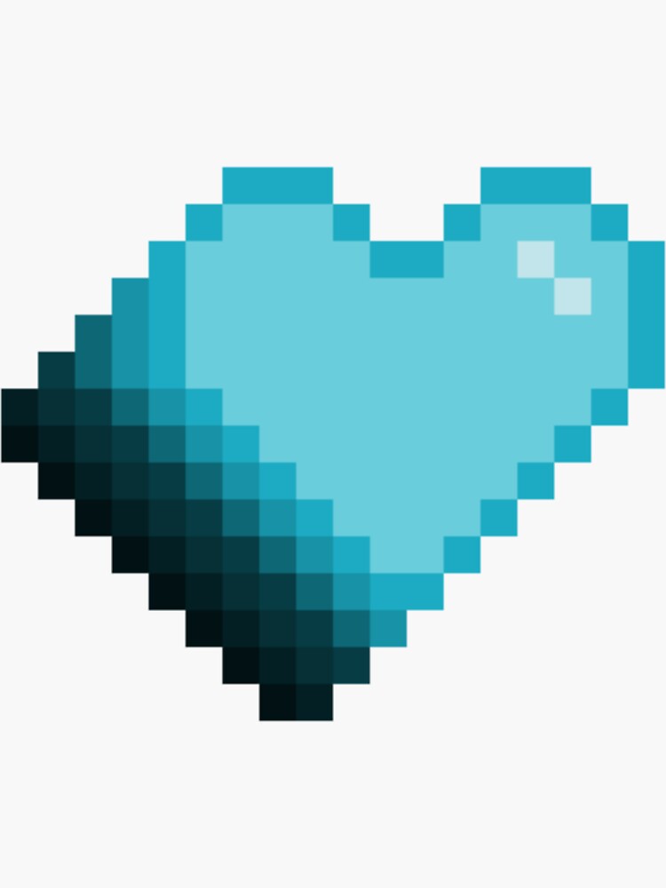 Pixel Heart - Heart - Sticker