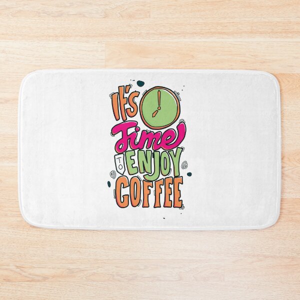 Item preview, Quote It's Time Enjoy With Coffee designed and sold by Milkygmail.