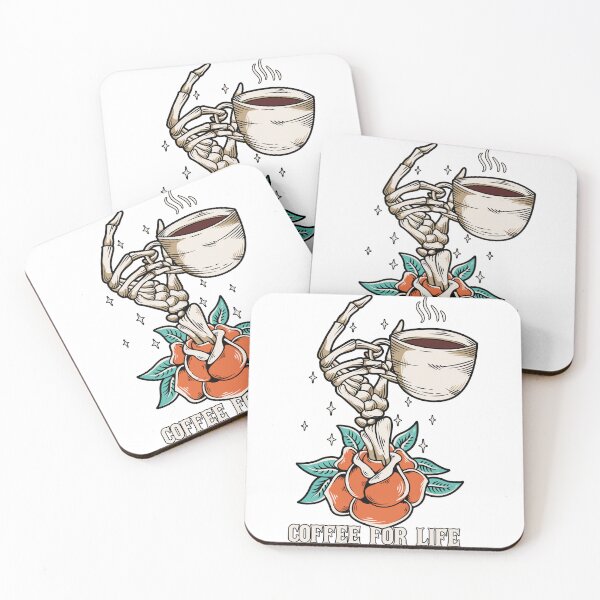 Item preview, Skull Coffee For Life designed and sold by Milkygmail.