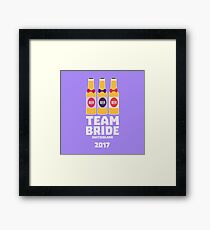 Team Bride Switzerland 2017 Rtd9s Framed Print