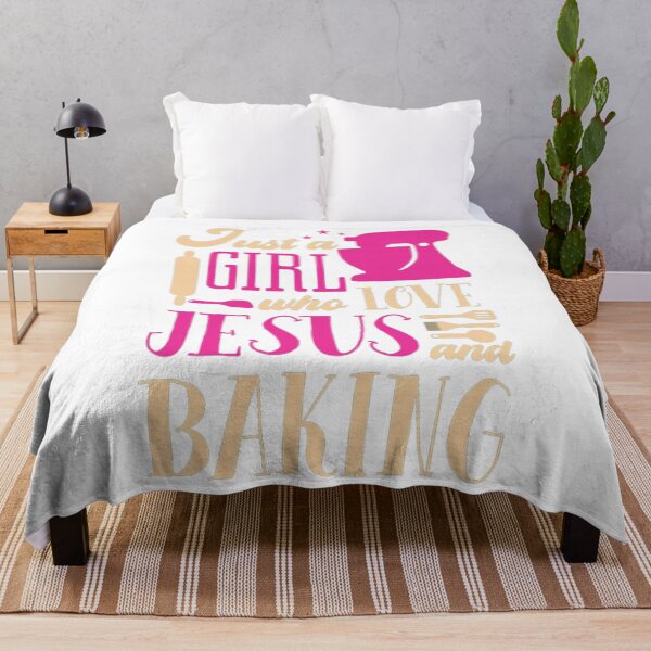 Item preview,  just a girl who love jesus and baking,  designed and sold by truewear1.
