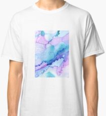 Abstract Ink - blue/purple Classic T-Shirt